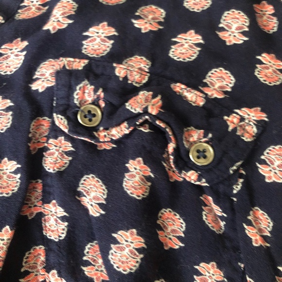 Motherhood maternity size medium shirt top. Blue and pink. - Picture 4 of 5